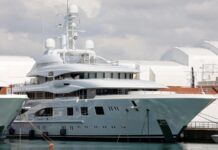 ESPAÑA RETIENE EN BARCELONA UN YATE DE 85 METROS VINCULADO A UN OLIGARCA RUSO