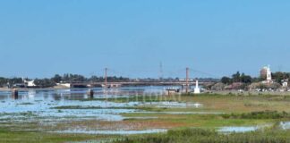 EL RÍO PARANÁ Y UN GRAN SALTO: SE LLENÓ DE AGUA LA LAGUNA SETÚBAL