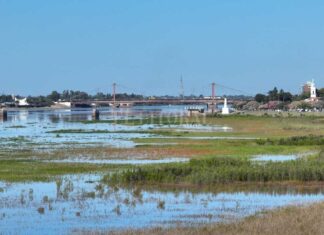 EL RÍO PARANÁ Y UN GRAN SALTO: SE LLENÓ DE AGUA LA LAGUNA SETÚBAL