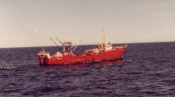 DOS PESQUEROS CHOCARON EN ALTA MAR FRENTE A PUERTO DESEADO