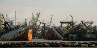 ¿DESAPARECE EL CEMENTERIO DE BARCOS FANTASMAS DE MONTEVIDEO?