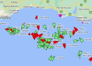 UN CICLON EXTRATROPICAL GOLPEÓ A URUGUAY CON VIENTOS DE CASI 100 KM/H: EL VIDEO Y RELATO DE UN PRÁCTICO FONDEADO EN UN BUQUE FRENTE A MONTEVIDEO