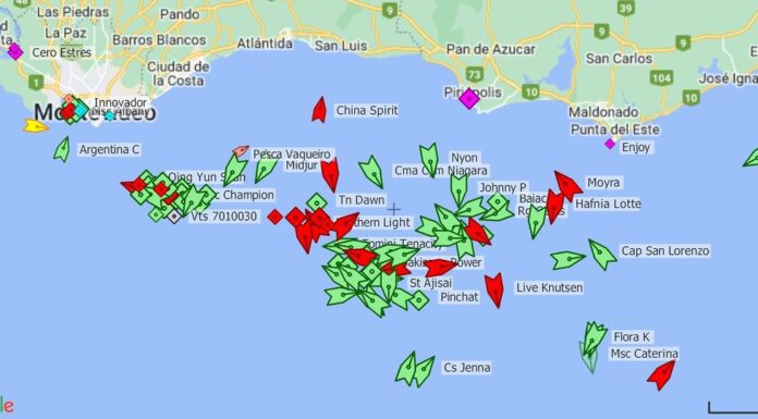 UN CICLON EXTRATROPICAL GOLPEÓ A URUGUAY CON VIENTOS DE CASI 100 KM/H: EL VIDEO Y RELATO DE UN PRÁCTICO FONDEADO EN UN BUQUE FRENTE A MONTEVIDEO