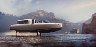 EL BARCO ELÉCTRICO DE PASAJEROS CON FOILS HACE SU DEBUT EN EL SALÓN DE VENECIA