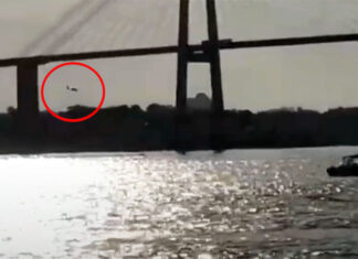 VIDEO: UNA AVIONETA HIZO UNA TEMERARIA MANIOBRA AL PASAR POR DEBAJO DEL PUENTE ROSARIO – VICTORIA