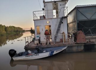 SEGURIDAD DE LA NAVEGACIÓN: PREFECTURA DETECTÓ UN BUQUE CON DEFICIENCIAS EN ZÁRATE