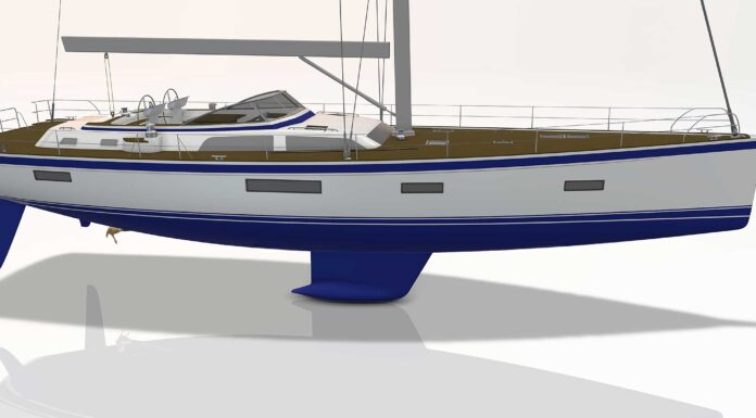 HALLBERG RASSY LANZA SU NUEVO VELERO INSIGNIA DE 69 PIES DISEÑADO POR GERMÁN FRERS