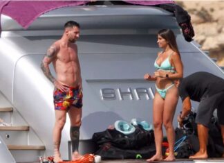 MESSI EN IBIZA EN UN YATE PERSHING 90 QUE SE ALQUILA POR 69 MIL EUROS POR SEMANA