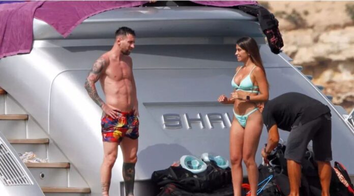 MESSI EN IBIZA EN UN YATE PERSHING 90 QUE SE ALQUILA POR 69 MIL EUROS POR SEMANA