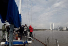 EL YATE ESPERANZA REALIZÓ UNA NAVEGACIÓN DE INSTRUCCIÓN CON ALUMNOS DEL CLUB NÁUTICO ENSENADA