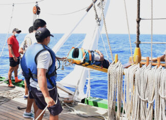 ADIESTRAMIENTO EN NAVEGACIÓN A BORDO DE LA FRAGATA ARA LIBERTAD