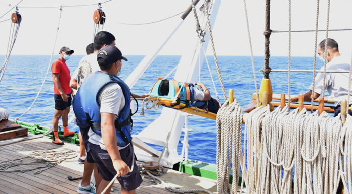 ADIESTRAMIENTO EN NAVEGACIÓN A BORDO DE LA FRAGATA ARA LIBERTAD