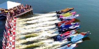 POR EL MALESTAR DE LA GENTE, SUSPENDIERON LA CARRERA DE F1 POWER BOAT EN SAN LUIS