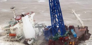 NAUFRAGIO EN EL MAR DE CHINA MERIDIONAL: UN BUQUE SE PARTE EN DOS EN MEDIO DE UN FEROZ TIFÓN Y HAY 27 DESAPARECIDOS
