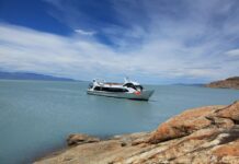 EL RETROCESO DEL HIELO PERMITIÓ MEDIR LA PROFUNDIDAD DEL LAGO VIEDMA , UNO DE LOS MÁS PROFUNDOS DEL CONTINENTE