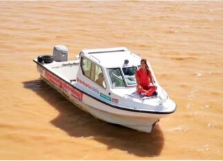 CON 29 AÑOS MONTÓ LA PRIMERA LANCHA VETERINARIA DE SUDAMÉRICA