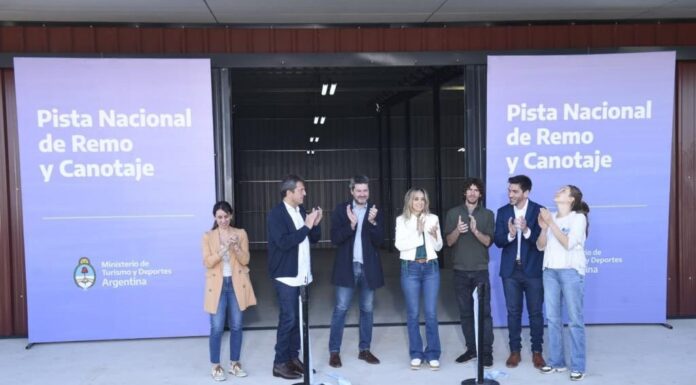 PRESENTARON OBRAS EN LA PISTA NACIONAL DE REMO EN TIGRE