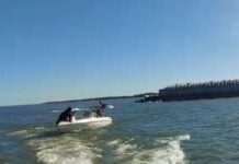 GRAVE ACCIDENTE EN PASO DE LA PATRIA: UNA BARCAZA PASÓ POR ARRIBA A UNA LANCHA, HAY UN DESAPARECIDO (VIDEO)