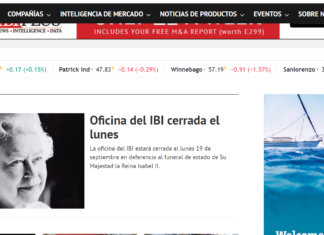 EL PRESTIGIOSO SITIO IBI NEWS ANUNCIA QUE SE ADHIERE A LOS FUNERALES DE ESTADO POR LA MUERTE DE ISABEL II