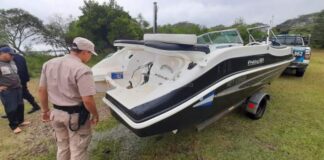 TRAS INTENSO RASTRILLAJE, RECUPERARON LA LANCHA ROBADA EN LA ISLA APIPÉ: APARECIÓ SIN MOTOR