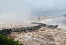 DESPUÉS DE LA CRECIDA, REABRE LAS CATARATAS DEL IGUAZÚ, PERO SEGUIRÁ CERRADA LA GARGANTA DEL DIABLO