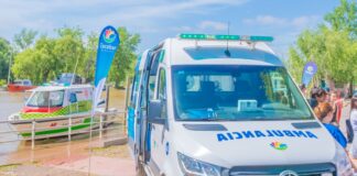 JUAN ANDREOTTI Y BETO RAMIL FIRMARON UN CONVENIO PARA CONSTRUIR UN MUELLE SANITARIO EN ESCOBAR