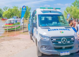 JUAN ANDREOTTI Y BETO RAMIL FIRMARON UN CONVENIO PARA CONSTRUIR UN MUELLE SANITARIO EN ESCOBAR