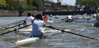 MÁS DE 300 REMEROS NAVEGARON 12 KM EN EL RIACHUELO POR LA “RECUPERACIÓN DEL RÍO”