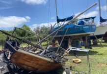 INCENDIO EN EL VARADERO DEL CENTRO NAVAL OLIVOS