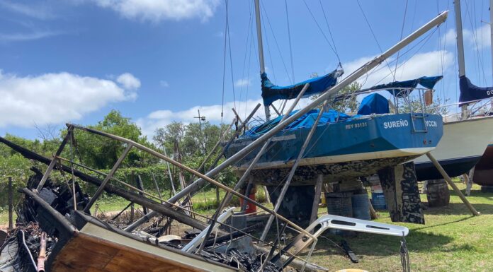 INCENDIO EN EL VARADERO DEL CENTRO NAVAL OLIVOS
