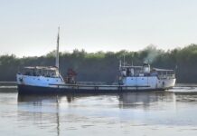 BALIZAMIENTO EN RÍO URUGUAY SE REALIZA CON BARCO Y TRIPULACIÓN ARGENTINA
