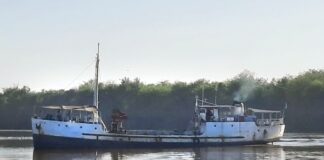 BALIZAMIENTO EN RÍO URUGUAY SE REALIZA CON BARCO Y TRIPULACIÓN ARGENTINA