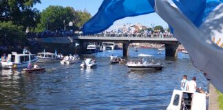 ARGENTINA CAMPEÓN MUNDIAL DE FÚTBOL Y EN EL RÍO TAMBIÉN SE FESTEJÓ