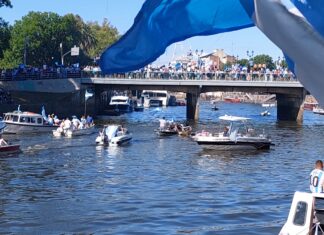 ARGENTINA CAMPEÓN MUNDIAL DE FÚTBOL Y EN EL RÍO TAMBIÉN SE FESTEJÓ