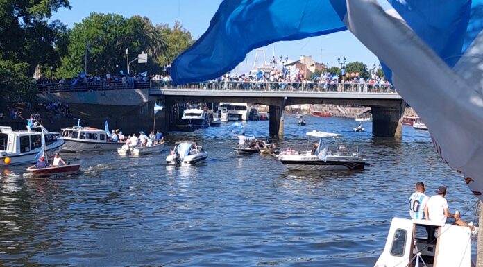 ARGENTINA CAMPEÓN MUNDIAL DE FÚTBOL Y EN EL RÍO TAMBIÉN SE FESTEJÓ