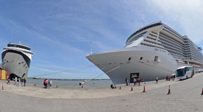 ARRIBÓ A MONTEVIDEO EL CRUCERO MÁS GRANDE EN LA HISTORIA DE URUGUAY
