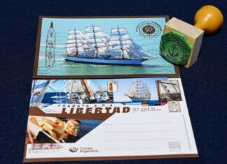 PRESENTARON LA EMISIÓN POSTAL DEL CORREO ARGENTINO HOMENAJEANDO A LA FRAGATA ARA “LIBERTAD”