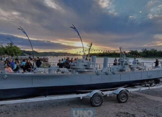 LA RÉPLICA DEL CRUCERO GENERAL BELGRANO ESTÁ LISTA PARA UNA NUEVA PRUEBA DE NAVEGACIÓN