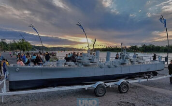 LA RÉPLICA DEL CRUCERO GENERAL BELGRANO ESTÁ LISTA PARA UNA NUEVA PRUEBA DE NAVEGACIÓN