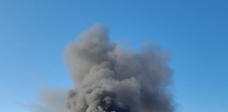 SE INCENDIÓ UN YATE EN EL RÍO DE LA PLATA