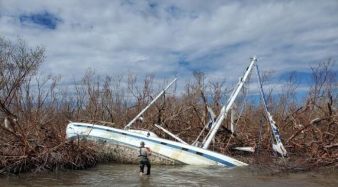 FLORIDA EXTIENDE LA FECHA LÍMITE PARA LA AYUDA DE DE SALVAMENTO DE EMBARCACIONES ABANDONADAS POR EL HURACÁN IAN