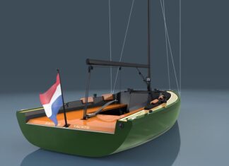 ASTILLERO HOLANDÉS LANZA VELERO A ENERGÍA SOLAR DE 24 PIES