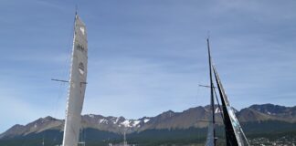 LA REGATA OCEÁNICA GLOBE 40 PASÓ POR USHUAIA Y VA RUMBO A RECIFE