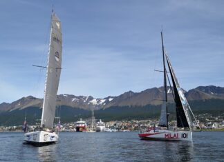 LA REGATA OCEÁNICA GLOBE 40 PASÓ POR USHUAIA Y VA RUMBO A RECIFE