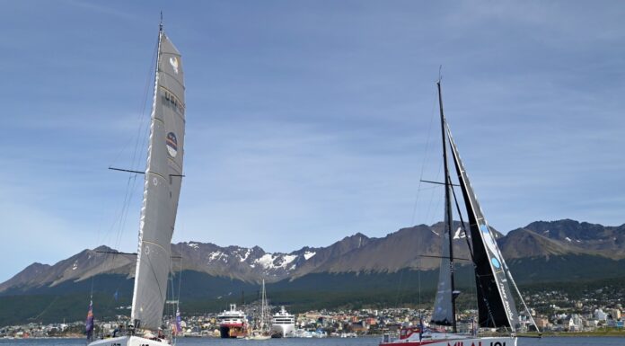 LA REGATA OCEÁNICA GLOBE 40 PASÓ POR USHUAIA Y VA RUMBO A RECIFE