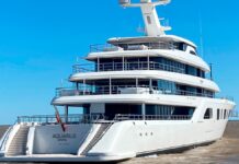 EL MEGAYACHT DEL EMIR DE QATAR PASÓ POR LA PLATA Y AHORA ESTÁ EN PUNTA DEL ESTE