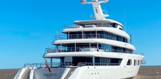 EL MEGAYACHT DEL EMIR DE QATAR PASÓ POR LA PLATA Y AHORA ESTÁ EN PUNTA DEL ESTE