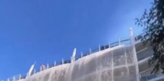 VIDEO – UNA BRUSCA MANIOBRA PROVOCA EL DESBORDE DE LA PISCINA SUPERIOR DEL CRUCERO “HARMONY OF THE SEAS”