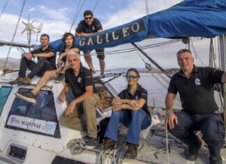 EL VELERO “GALILEO” CONCLUYÓ LA TRAVESÍA POR EL CABO DE HORNOS