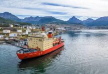 EL ROMPEHIELOS ARA “ALMIRANTE IRIZAR” FINALIZÓ LA PRIMERA ETAPA DE LA CAMPAÑA ANTÁRTICA DE VERANO